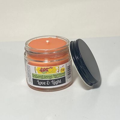 Love &amp; Light 2 oz. Soy &amp; Coconut Wax Scented Candle