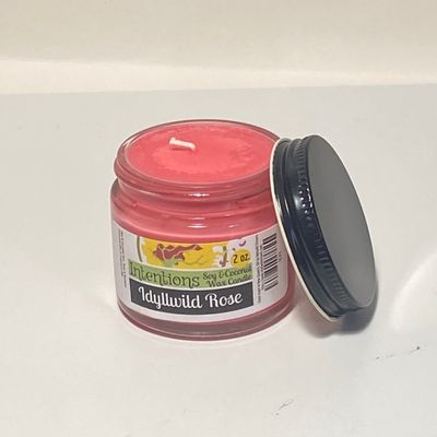 Idyllwild Rose Scented 2 oz. Soy &amp; Coconut Candle