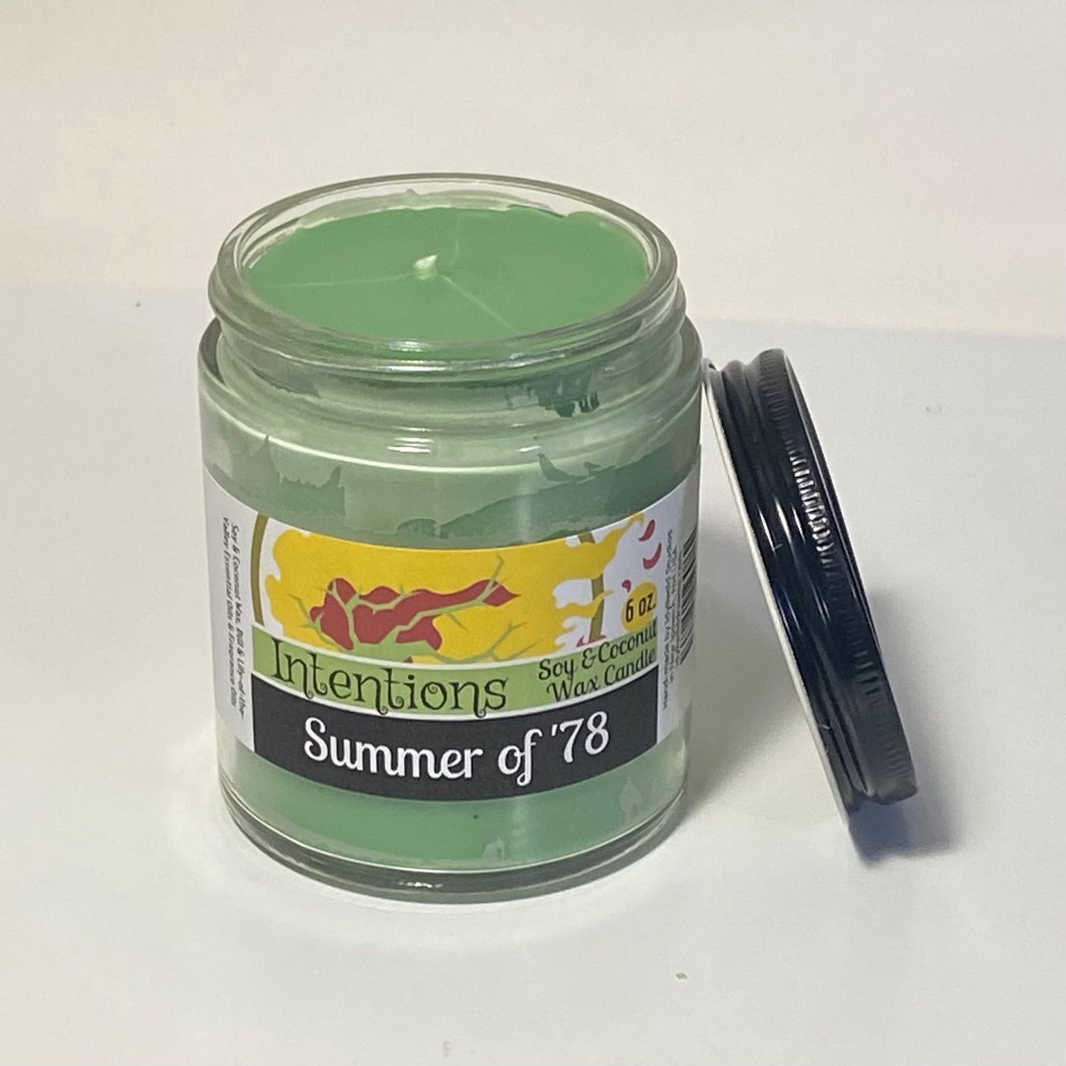 Summer of &#39;78 Scented 6 oz. Soy &amp; Coconut Wax Candle