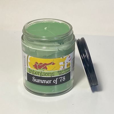 Summer of &#39;78 Scented 6 oz. Soy &amp; Coconut Wax Candle