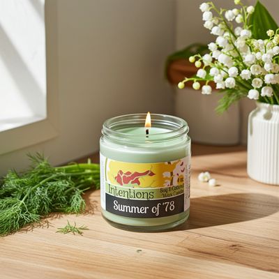 Summer of &#39;78 Scented 4 oz. Soy &amp; Coconut Wax Candle