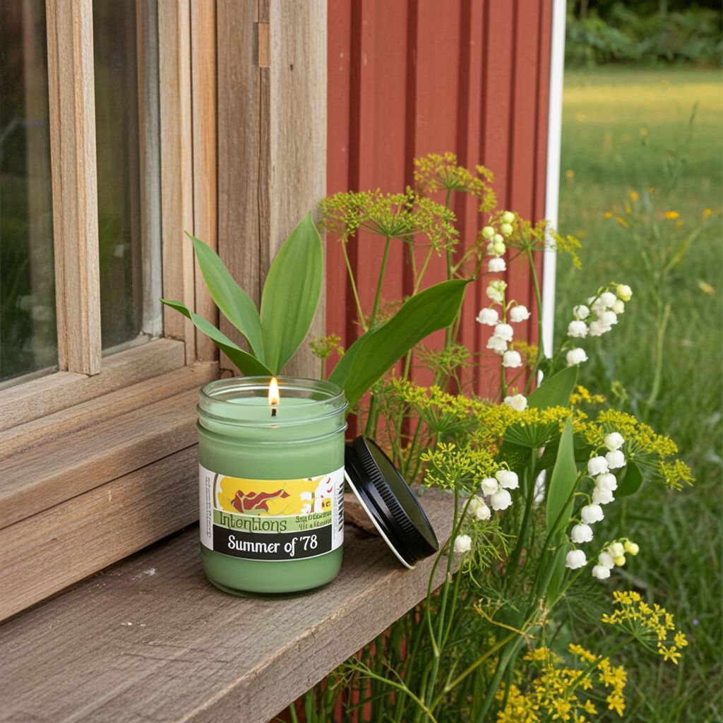 Summer of &#39;78 Scented 8 oz. Soy &amp; Coconut Wax Candle