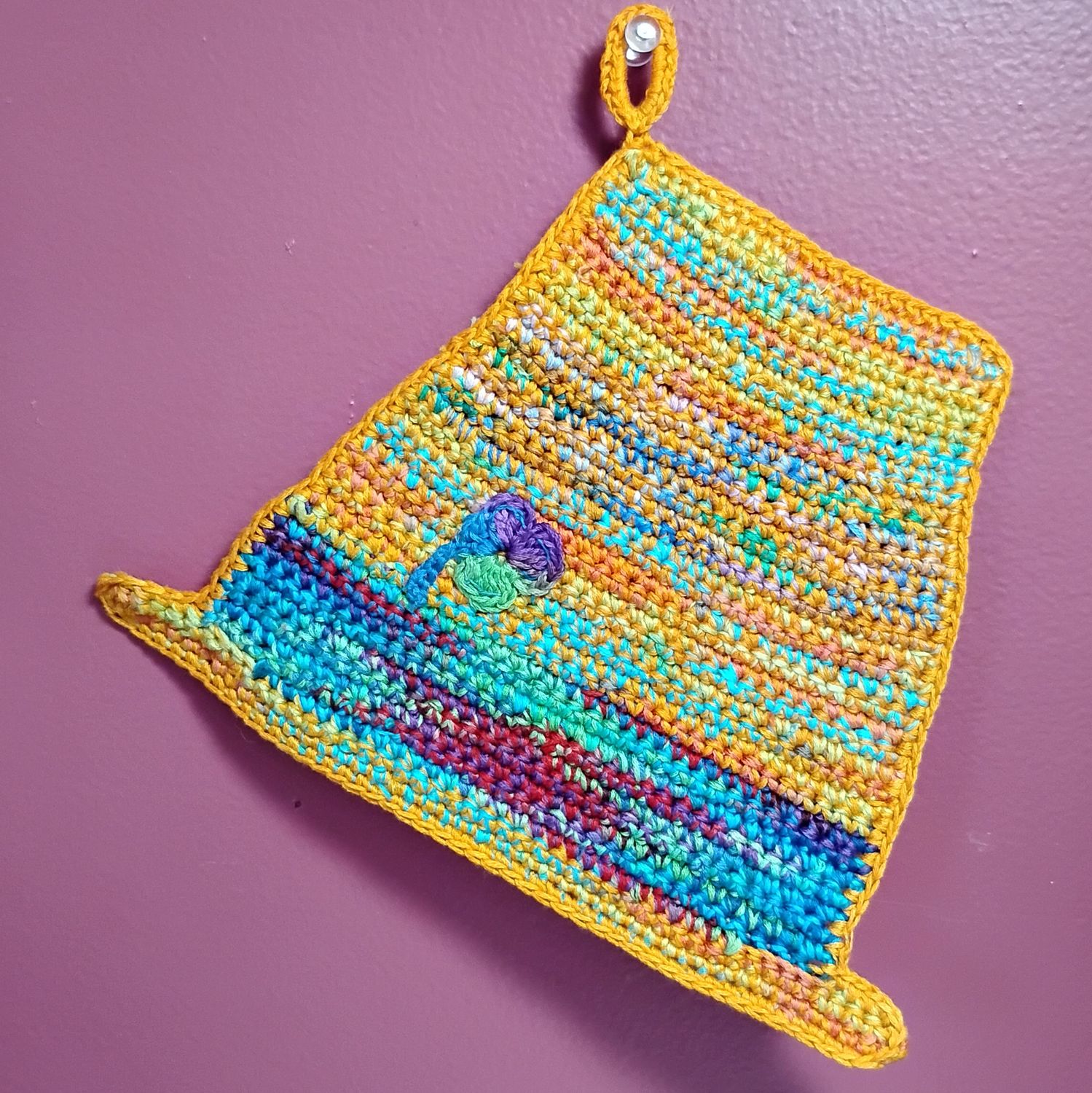 St. Patrick's Day Potholder Set &amp; Dish Pouf