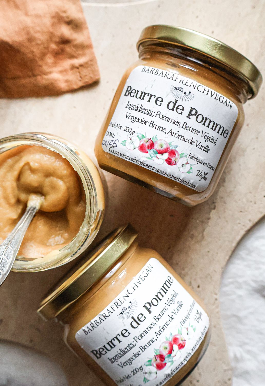 Beurre de Pomme Vegan à la Vanille Maison