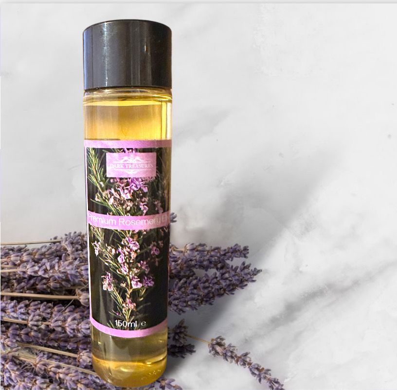 Premium Rosemary Elixir hair oil.