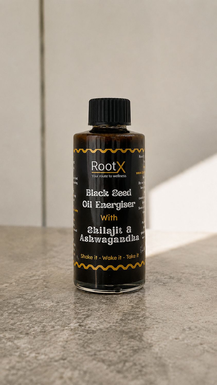 Blackseed Oil, Ashwagandha, Shilajit Energizer