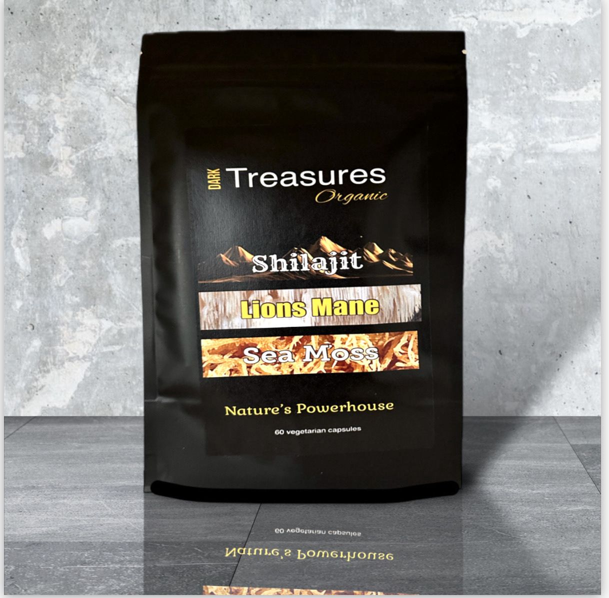 Organic Lions Mane, Shilajit &amp; Sea Moss