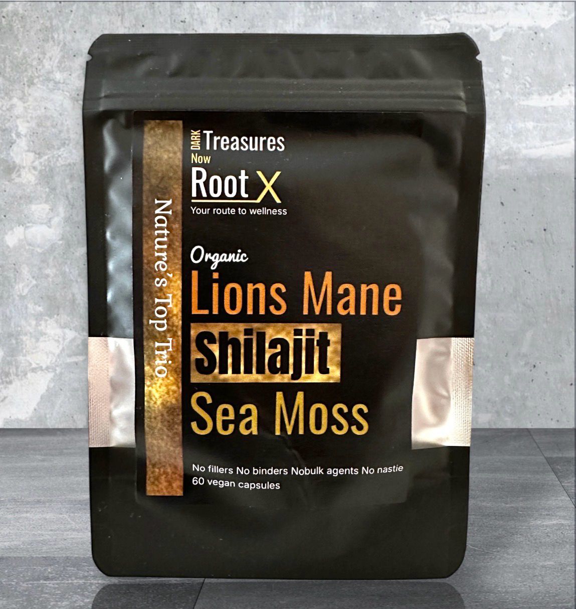 Organic Lions Mane, Shilajit &amp; Sea Moss