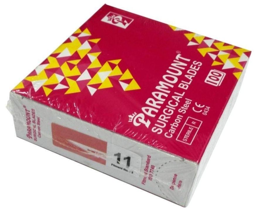 Surgical blades number 11.