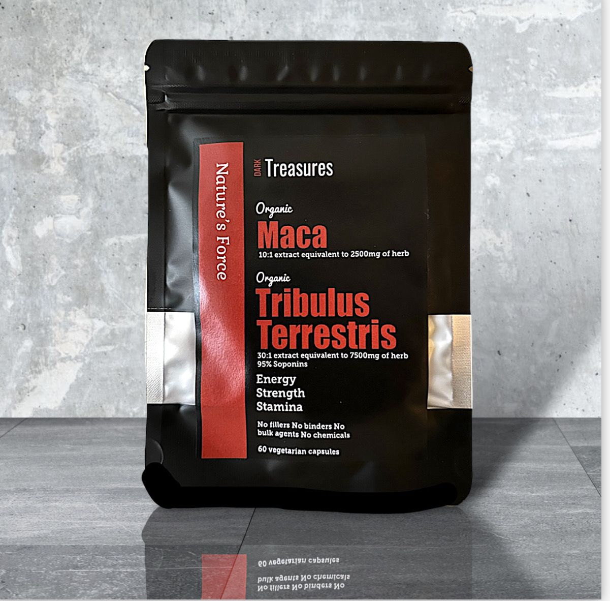 Organic Tribulus Terrestris &amp; Organic Maca mix capsules (60)