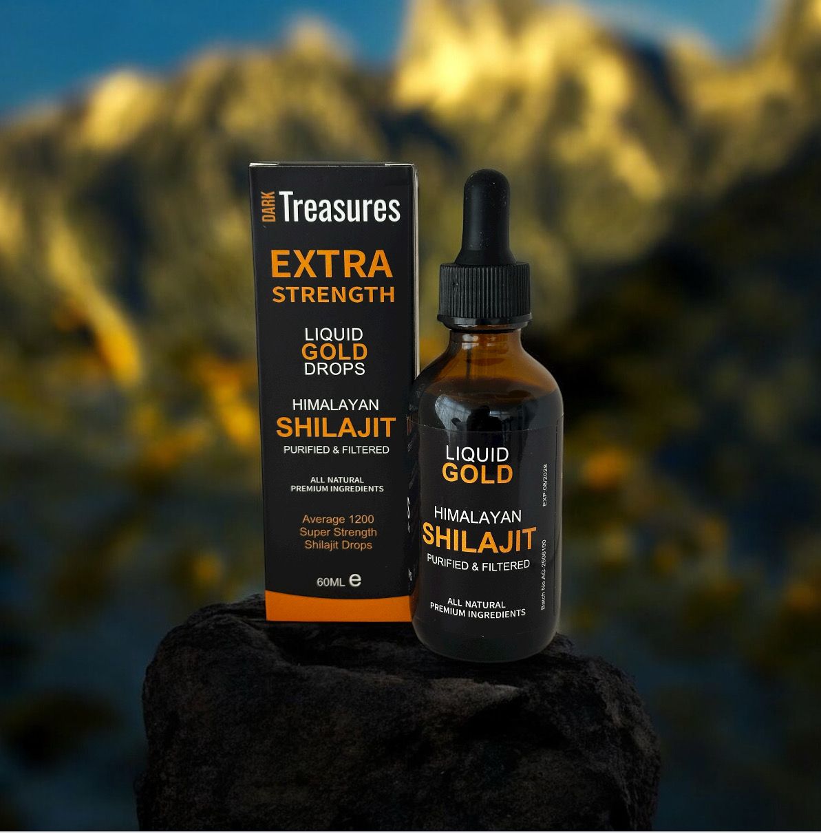 Shilajit Drops - Super Strength fulvic acid (1200 Drops)