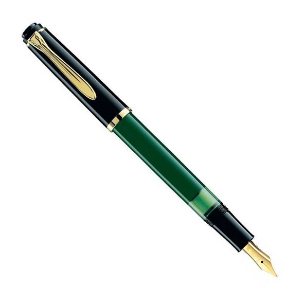 Penna stilografica M151 verde/nera