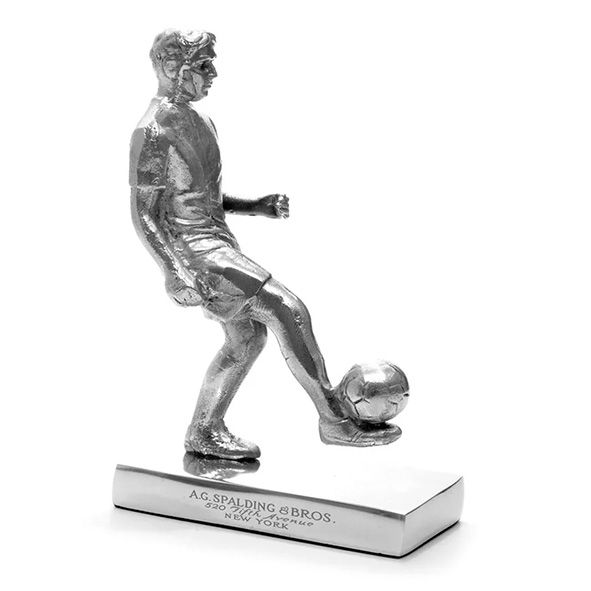 Giocatore di football in alluminio