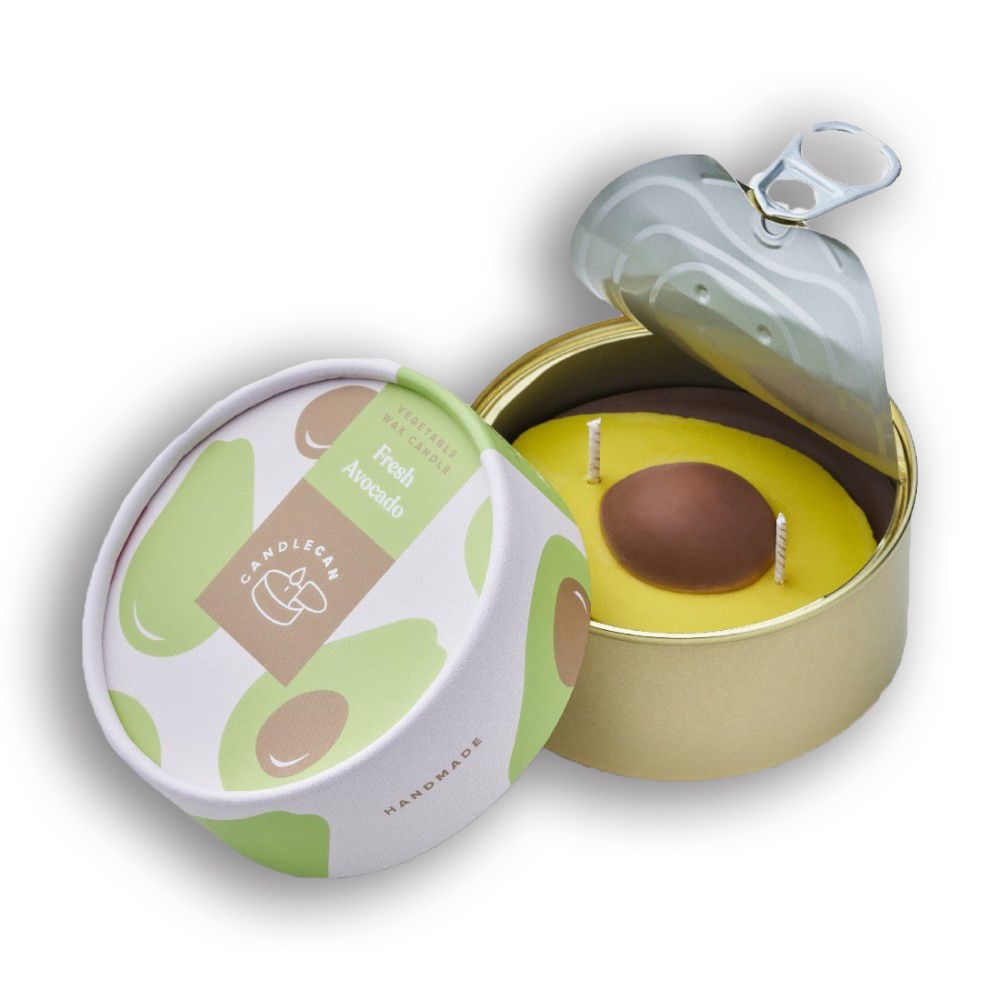 Candela in lattina - Avocado