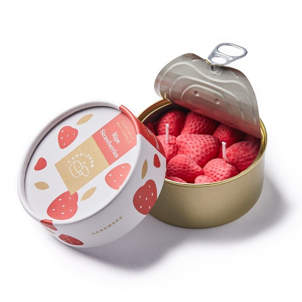 Candela in lattina - Fragola