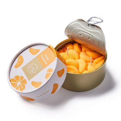 Candela in lattina - Mandarino