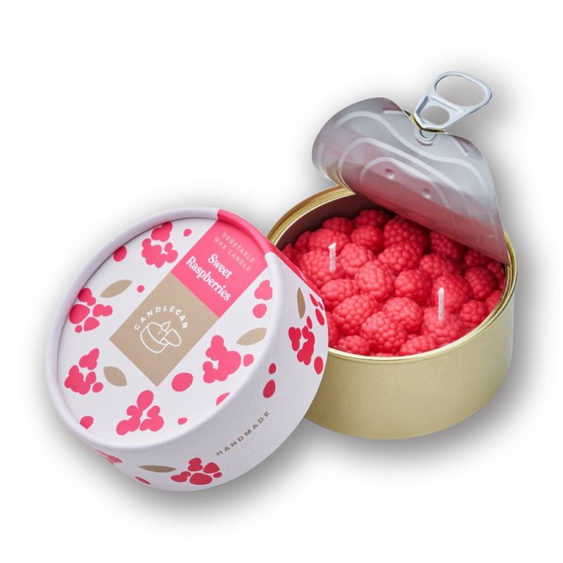 Candela in lattina - Lampone