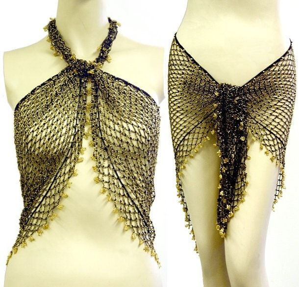 Alluring Beaded Shawl