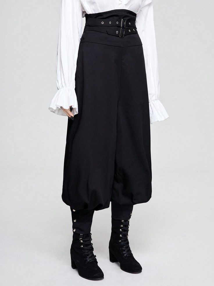 Loose Edwardian High-Waisted Pant