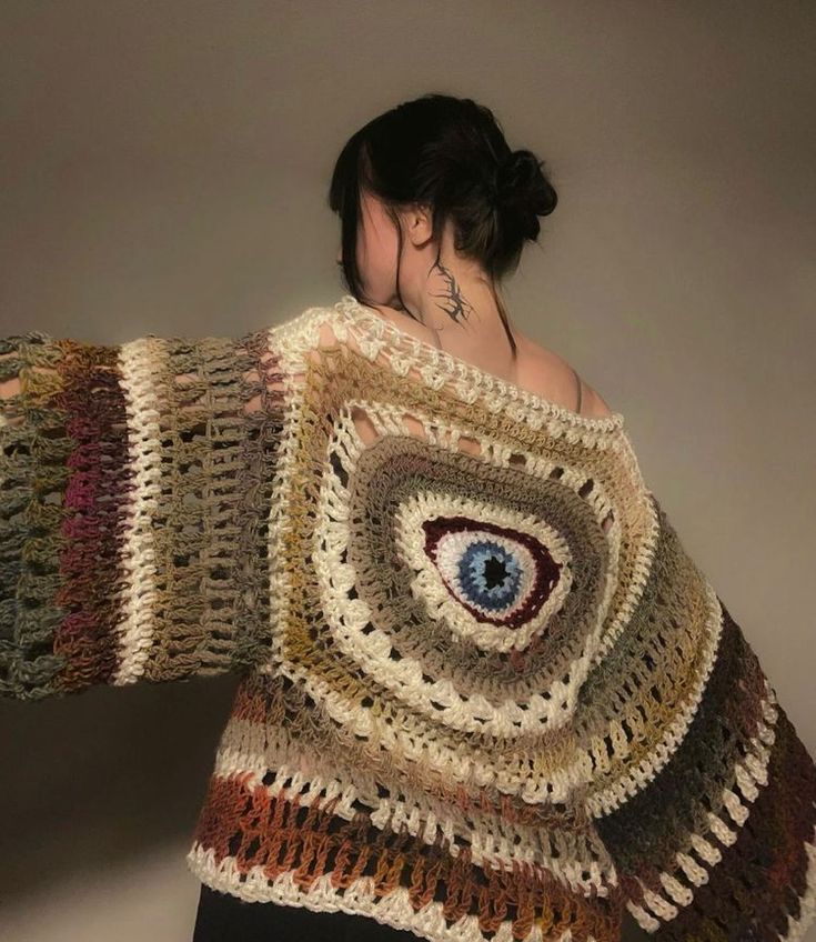 Crocheted Loose Sweater