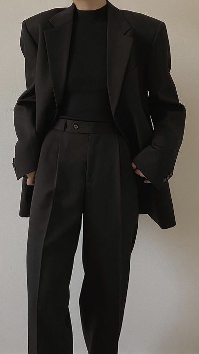 Brown Fitted Korean Suit