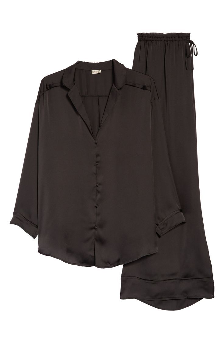 Brown Satin Pajama