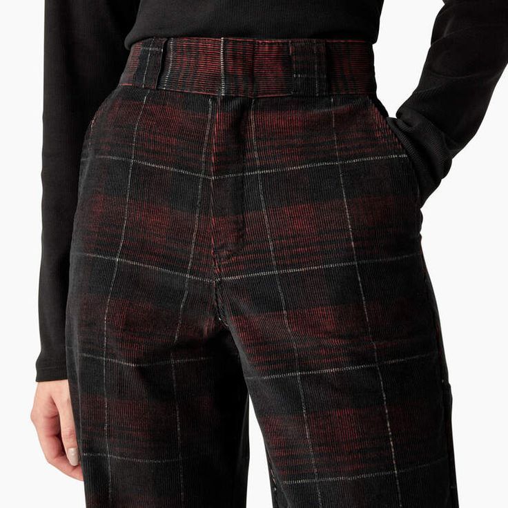 Red Plaid Pant