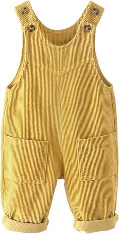 Adorable Pocketed Kid&#39;s Corduroy Overalls