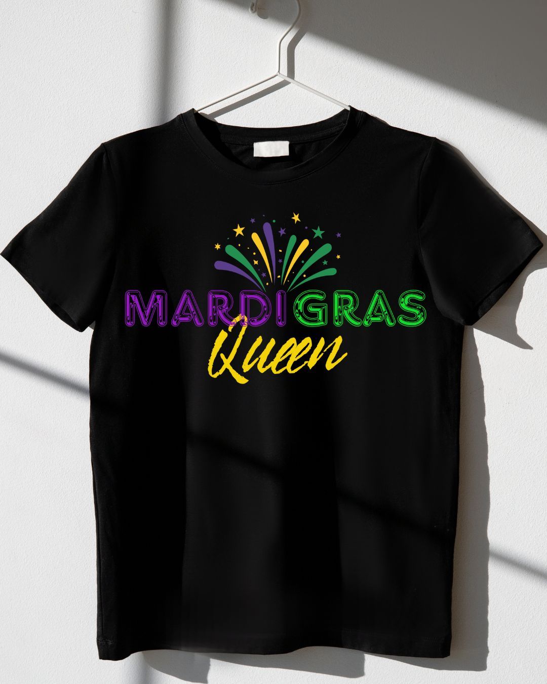 Mardi Gras Queen T-Shirt by Mobtown Custom Designs