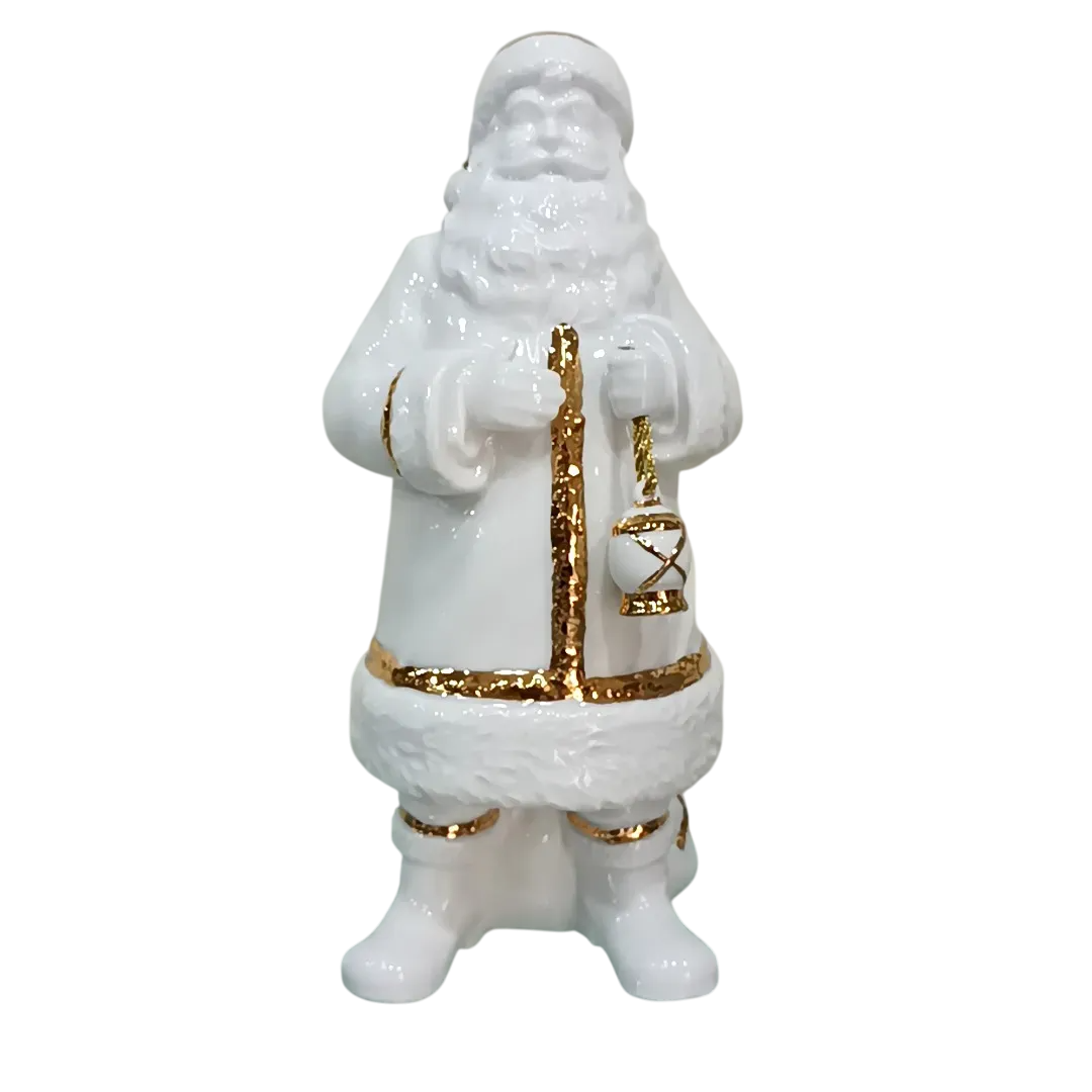BABBO NATALE BIANCO/ORO