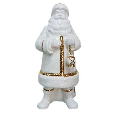BABBO NATALE BIANCO/ORO
