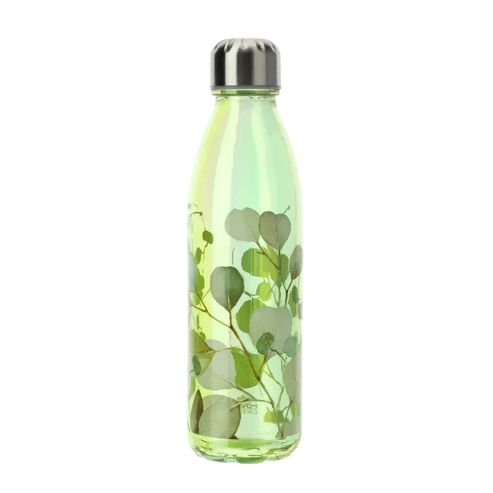 BOTTIGLIA VETRO BOTANIC VERDE 650ML