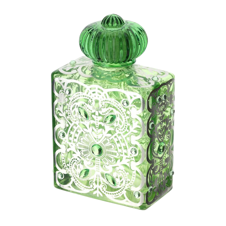 BOTTIGLIA VETRO BISANZIO VERDE