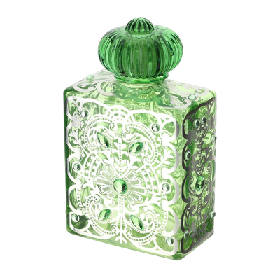 BOTTIGLIA VETRO BISANZIO VERDE