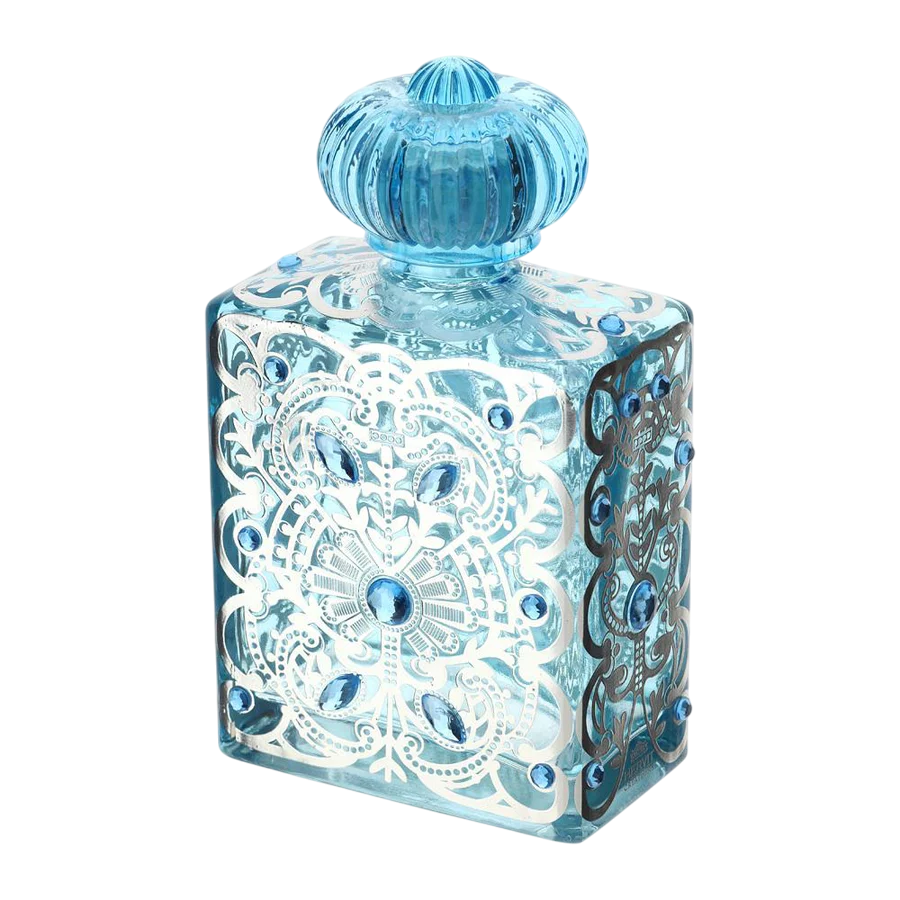 BOTTIGLIA VETRO BISANZIO BLU