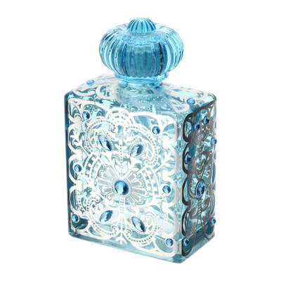 BOTTIGLIA VETRO BISANZIO BLU