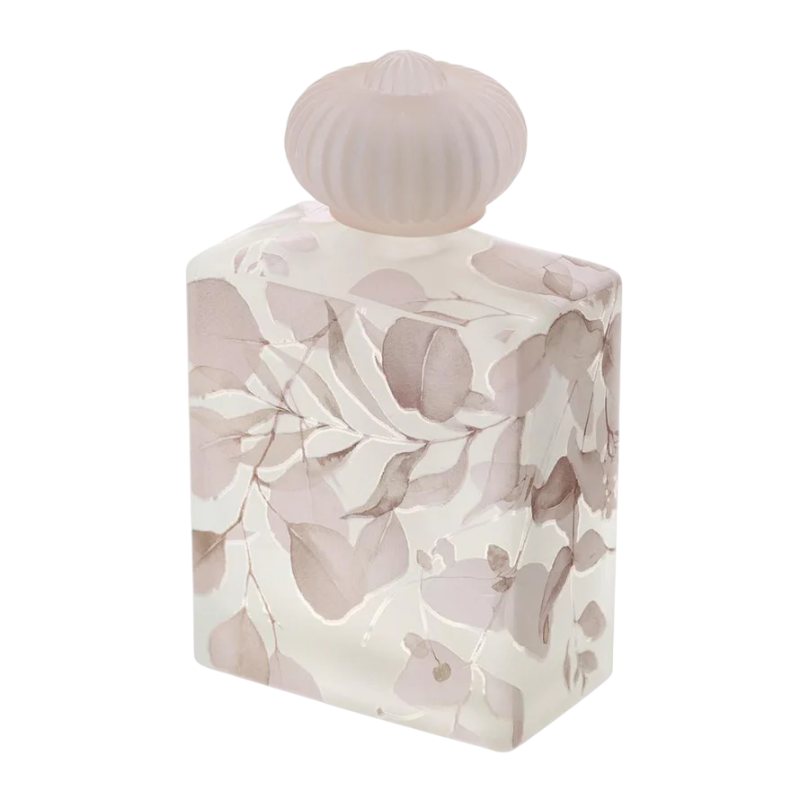 BOTTIGLIA VETRO BOTANIC ROSA