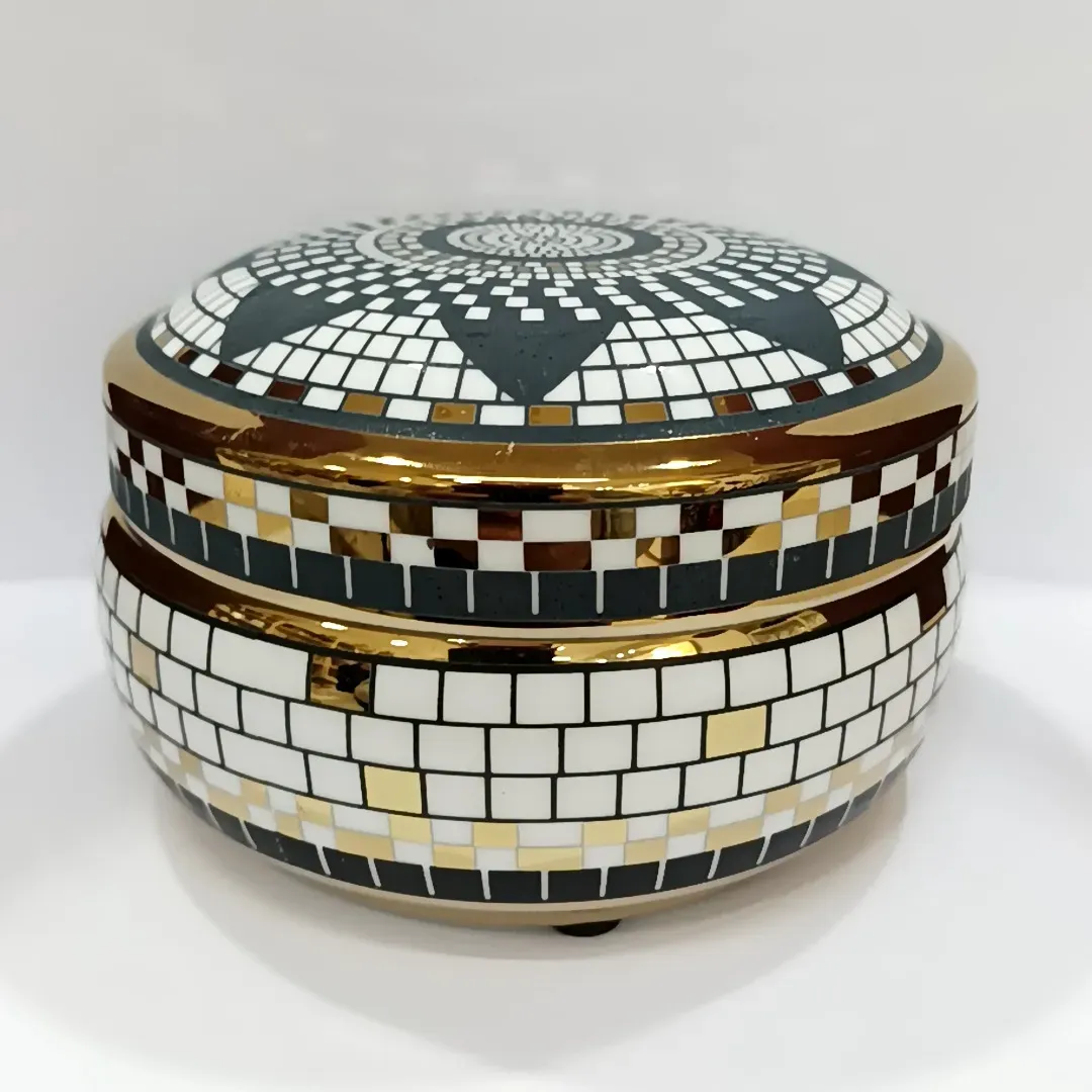 CONT.TONDO CERAMICA MOSAICO DIA.14XH8CM