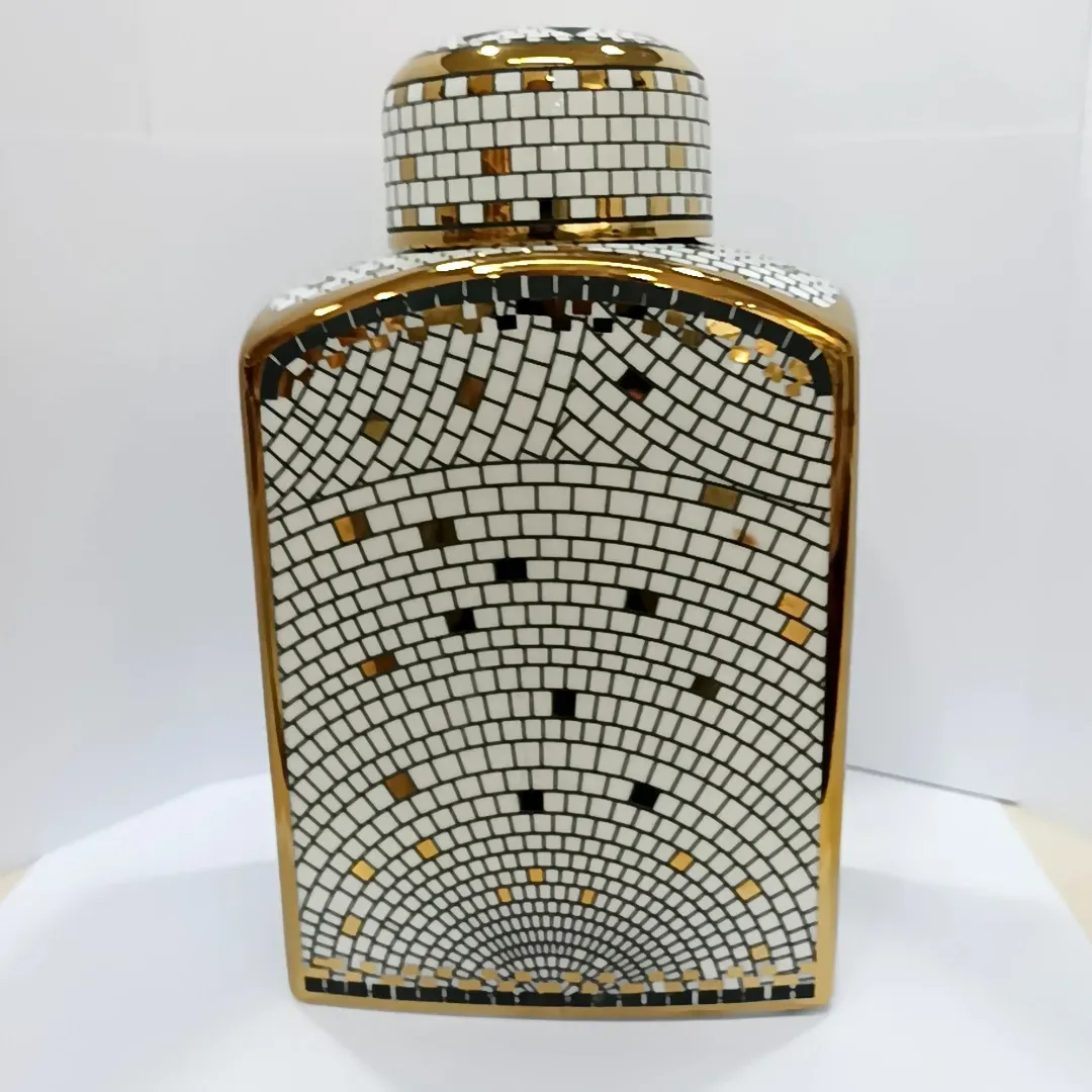 CONT.CERAMICA MOSAICO 14X10XH23CM