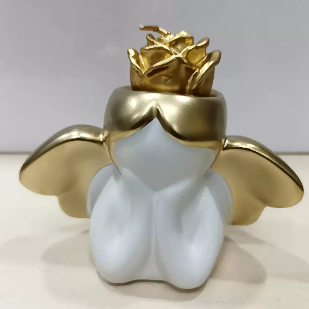 PORTACAND.ANGELO MEZZOB.GRES 15,5X10CM