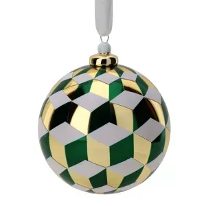 SFERA VETRO BOREALE CUBES DIA.10CM