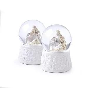 PALLA ACQUA/NEVE BASE PORCELLANA DIA.4,5X7CM