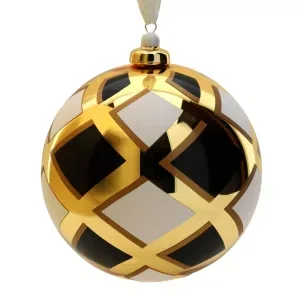 SFERA VETRO BOREALE RHOMBUS DIA.12CM