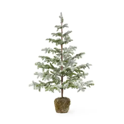 ALBERO SINTETICO VERDE NEVICATO 115CM