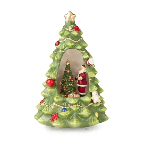 CARILLON ALBERO NICCHIA PORC.DIA.13X21CM