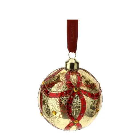 SFERA VETRO SOFF.DEC.SWING DIA.8CM ROSSA