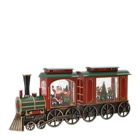 TRENO BABBO NAT.LED 48X9XH20CM C/VAGONE