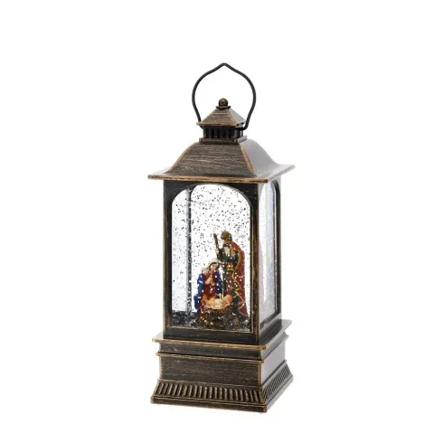 LANTERNA NATIVITA&#39; ACQUA/NEVE 8X8X20CM