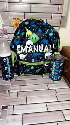 Toddlers Backpack and Sippy Cup, Bottle sets