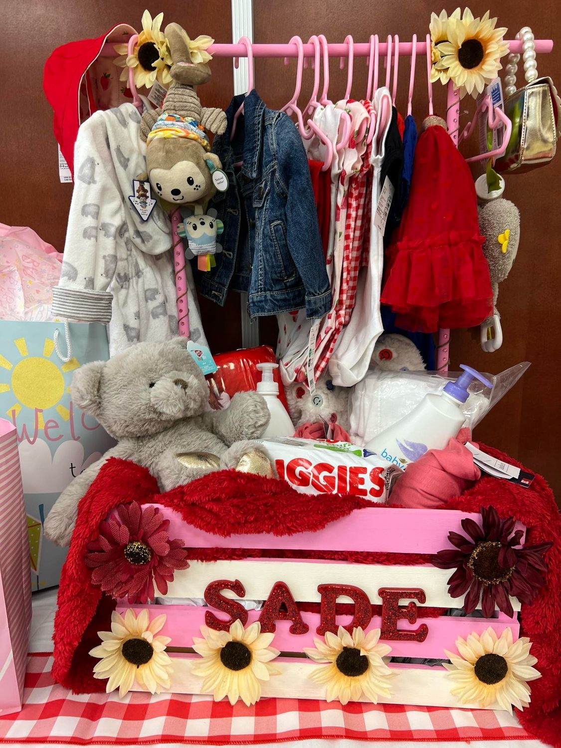 Baby closet Designed and painted Only ( No items added in this price)